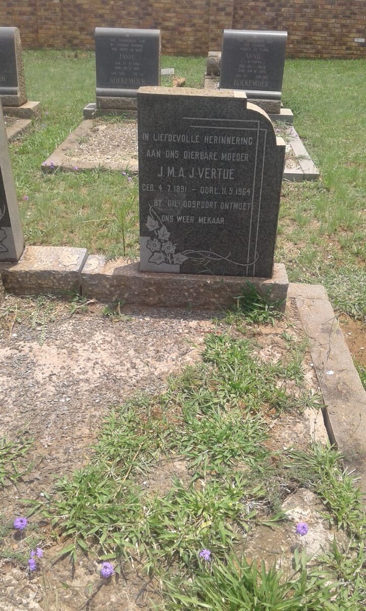 VERTUE J.M.A.J. 1891-1964