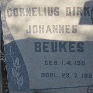 BEUKES Cornelius Dirk Johannes 1911-1981