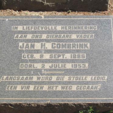 COMBRINK Jan H. 1886-1953