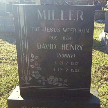 MILLER David Henry 1912-1985