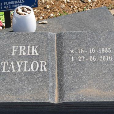 TAYLOR Frik 1935-2016
