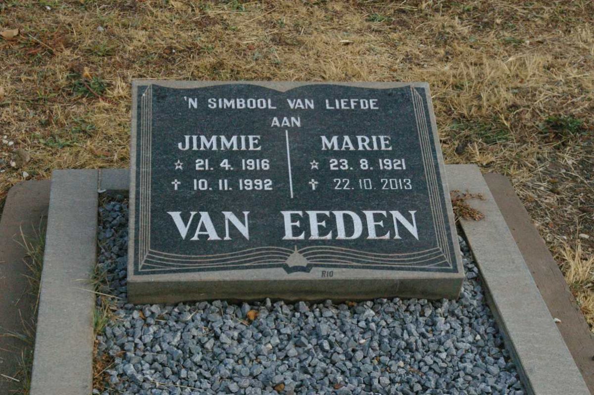 EEDEN Jimmie, van 1916-1992 &amp; Marie 1921-2013
