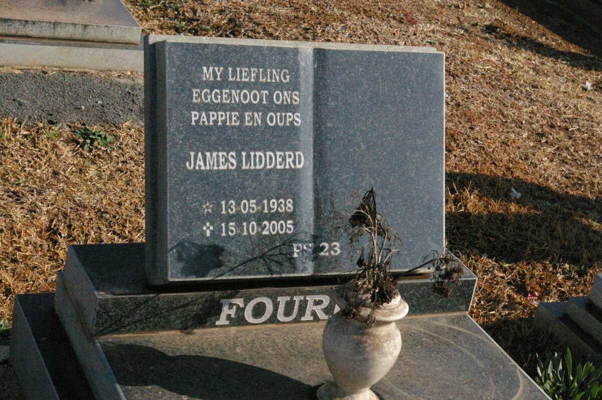 FOURIE James Lidderd 1938-2005