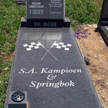 JAGER Pieter Christiaan, de 1938-2005 