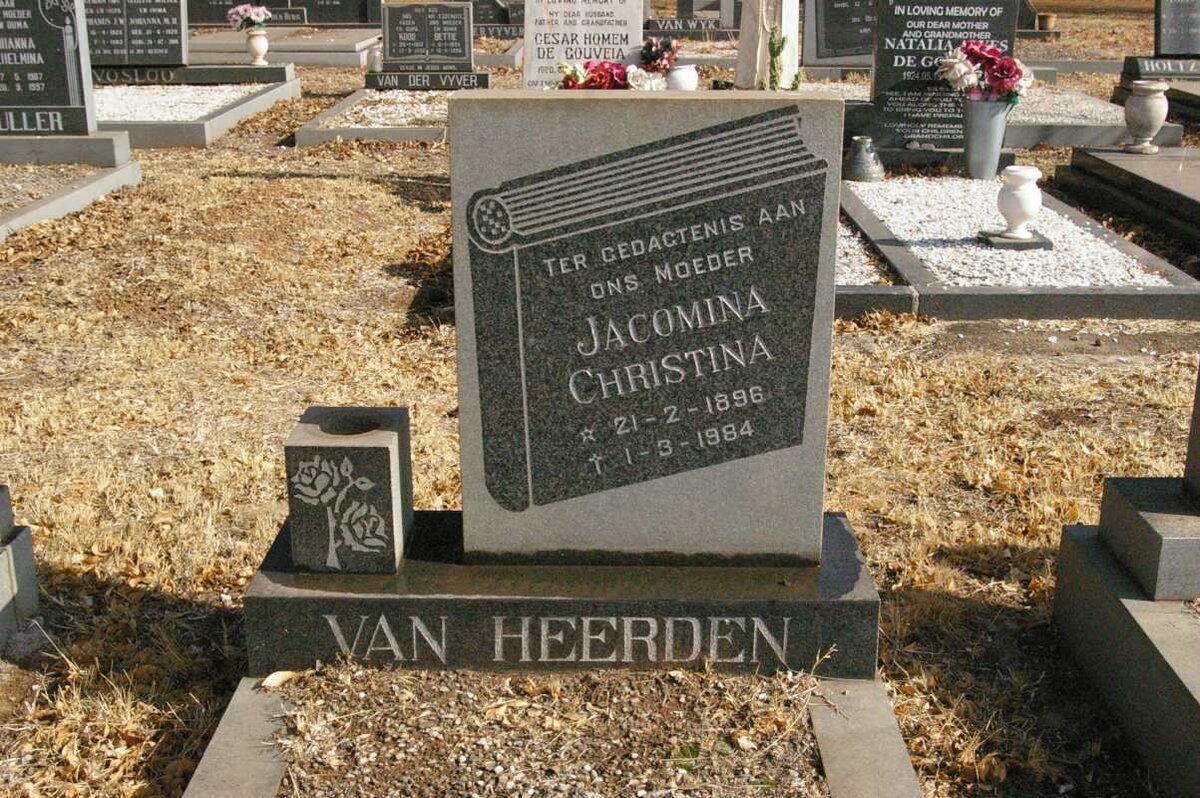 HEERDEN Jacomina Christina, van 1896-1984