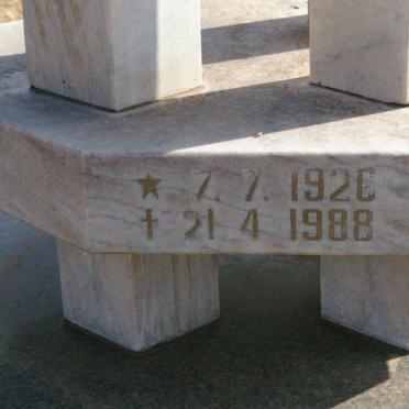 MERWE Basie, van der 1926-1988 &amp; Rina 1928-2000 :: BOTHA Jan