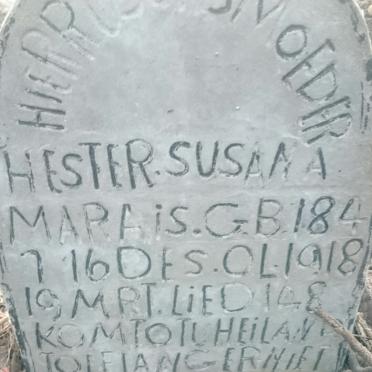 MARAIS Hester Susana 1847-1918