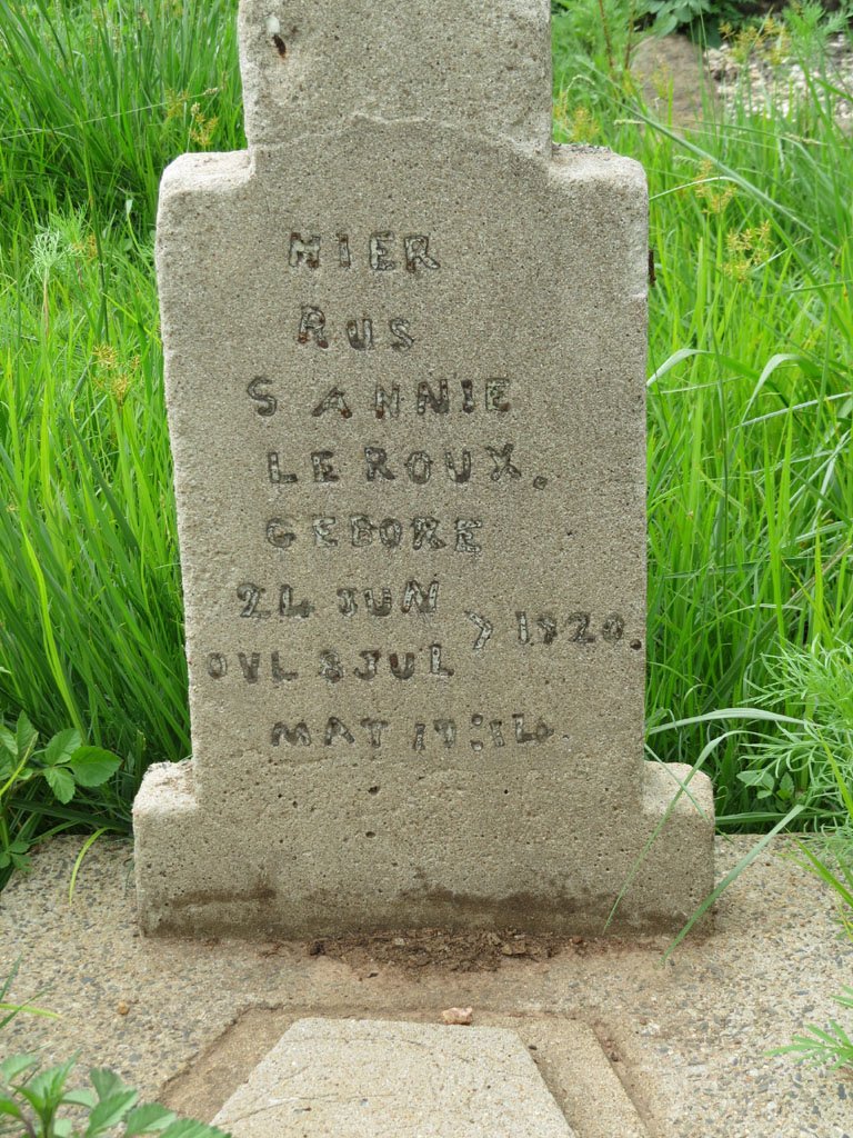 ROUX Sannie, le 1920-1920