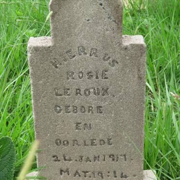 ROUX Rosie, le 1917-1917