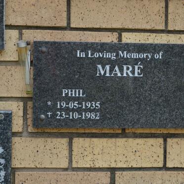 MARÉ Phil 1935-1982