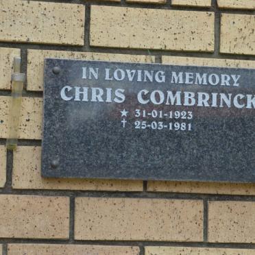 COMBRINCK Chris 1923-1981