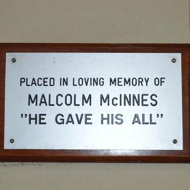 McINNES Malcolm
