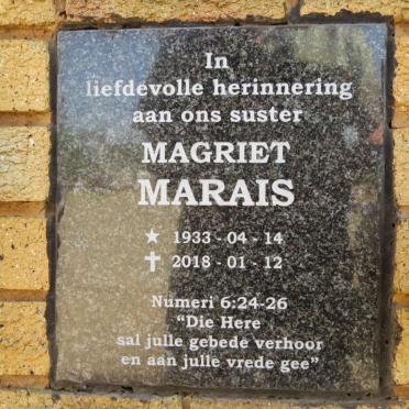 MARAIS Magriet 1933-2018
