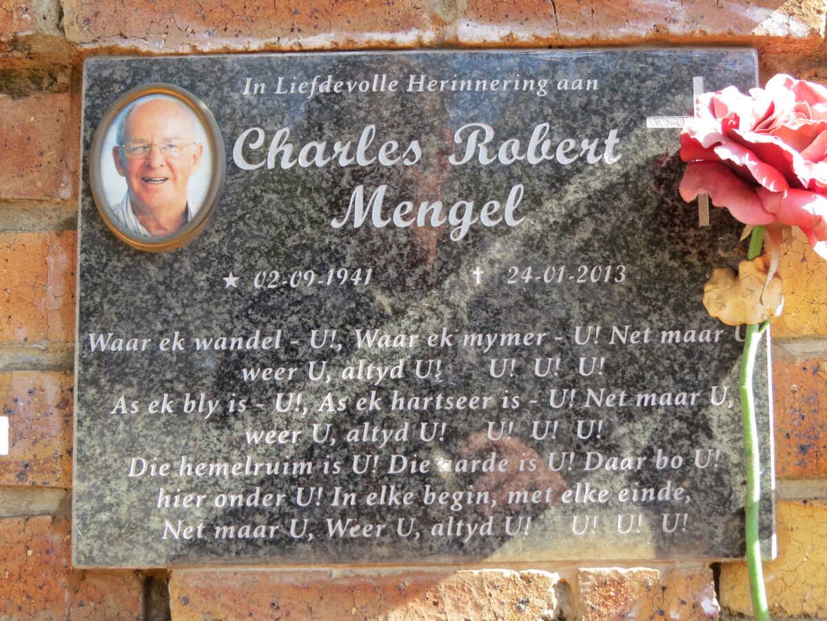 MENGEL Charles Robert 1941-2013