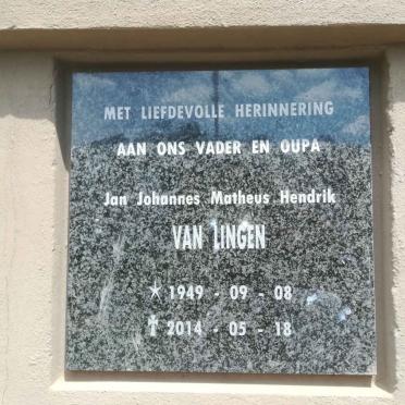 LINGEN Jan Johannes Matheus Hendrik, van 1949-2014