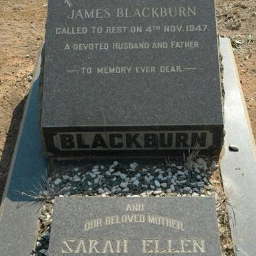BLACKBURN James  -1947 &amp; Sarah Ellen  -1977