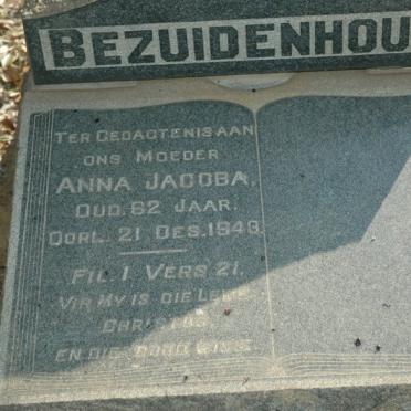 BEZUIDENHOUT Anna Jacoba   -1943