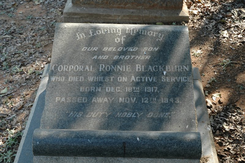 BLACKBURN Ronnie  -1917