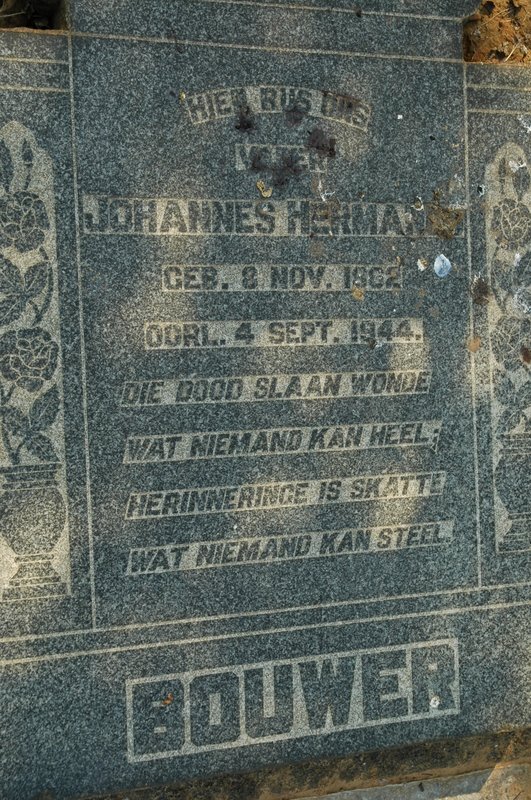 BOUWER Johannes Herman 1882-1944