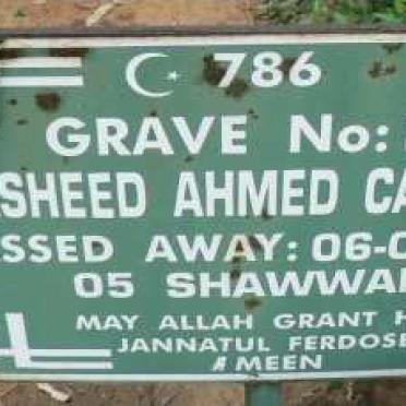 CASOOJEE Rasheed Ahmed -1968