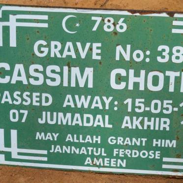 CHOTHIA Cassim -1978