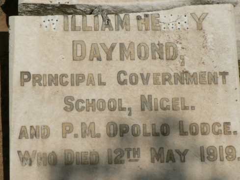 DAYMOND William Henry -1919