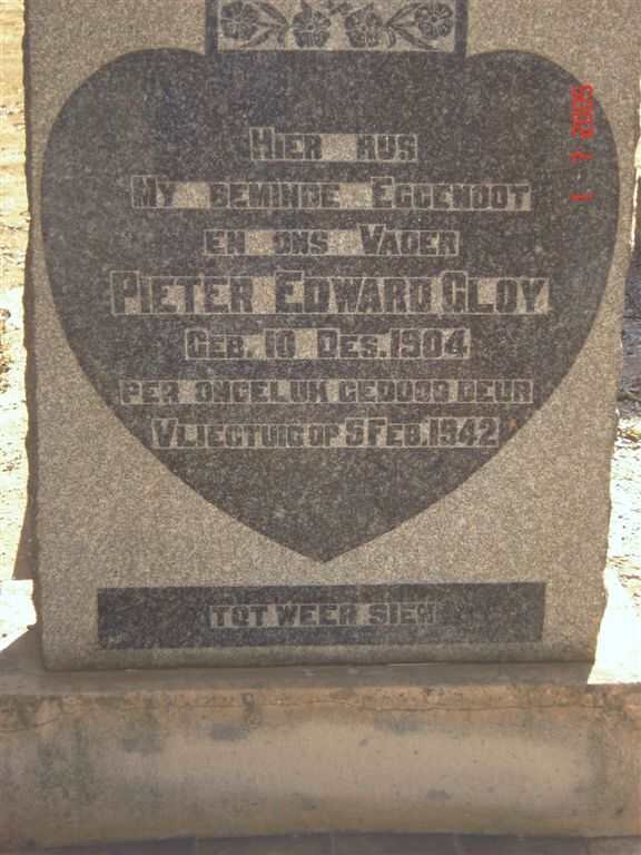 GLOY Pieter Edward 1904-1942