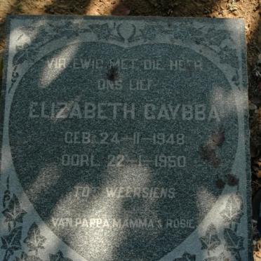 GAYBBA Elizabeth 1948-1950