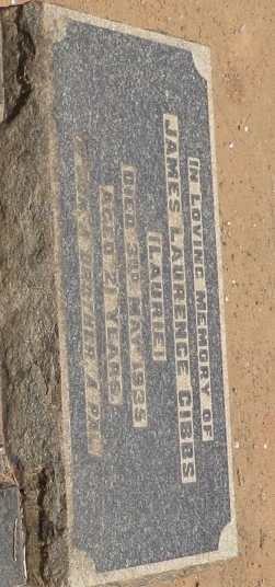 GIBBS James Laurence -1935