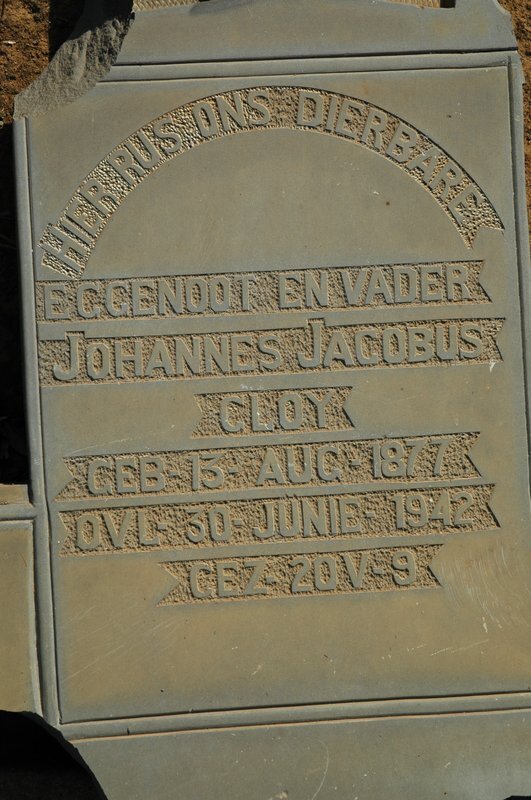 GLOY Johannes Jacobus 1877-1942