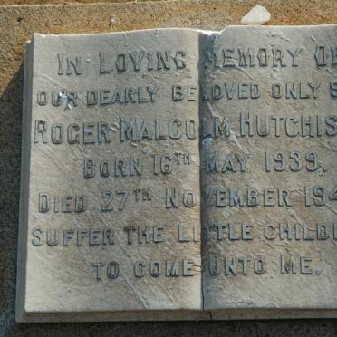 HUTCHISON Roger Malcolm 1939-1946