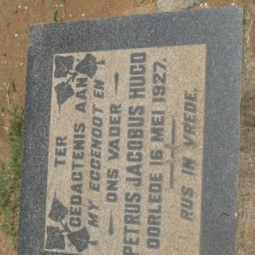 HUGO Petrus Jacobus -1927