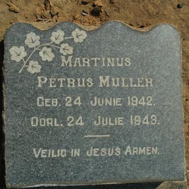 MULLER Martinus Petrus 1942-1943