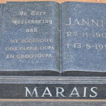 MARAIS Jannie 1909-1987