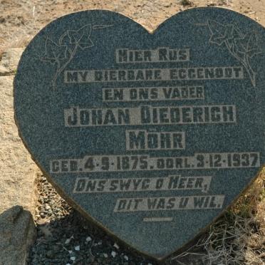 MOHR Johan Diederich 1875-1937