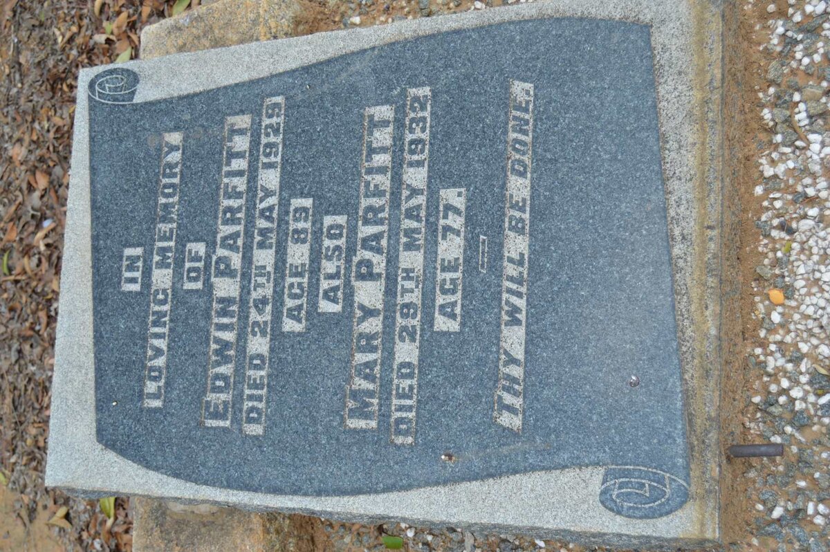 PARFITT Edwin -1929 &amp; Mary -1932