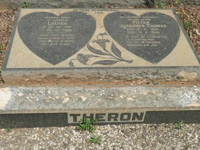 THERON Pieter Johannes Thomas 1905-1946 &amp; Louisa 1910-1988