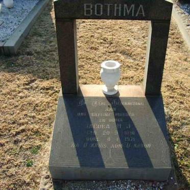 BOTHMA Jacoba H.J. 1891-1971