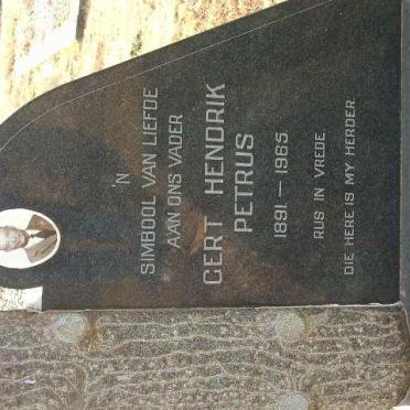 BRUIN Gert Hendrik Petrus, de 1891-1965