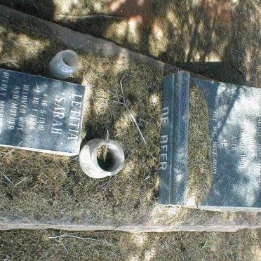 BEER Jacob Mattheus, de  &amp; Letitia Sarah 1910-1994