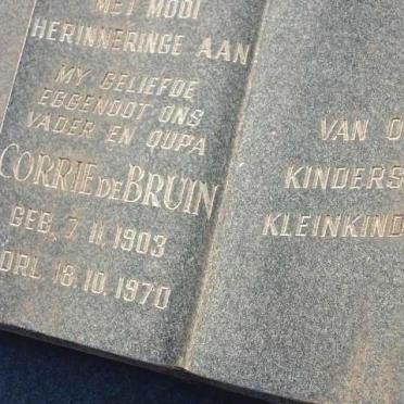 BRUIN Corrie, de 1903-1970