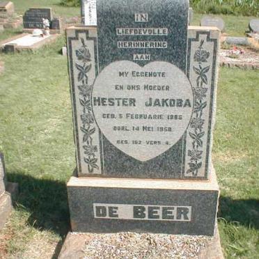 BEER Hester Jakoba, de 1886-1958