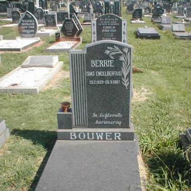 BOUWER Sias Engelbertus 1929-1987