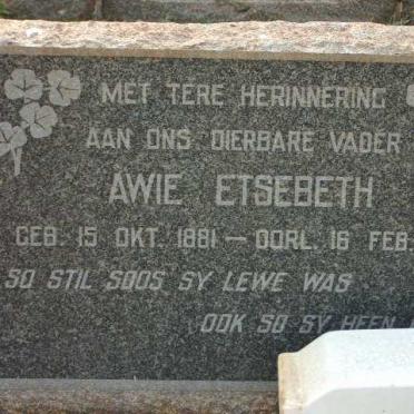 ETSEBETH Awie 1881-1961