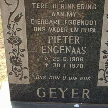 GEYER Pieter Engenaas 1906-1978