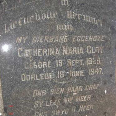 GLOY Catherina Maria 1928-1947