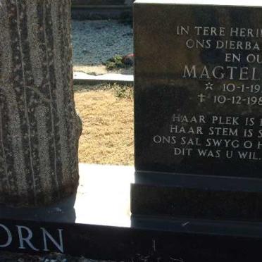 HORN Magtel P.J.F. 1918-1983