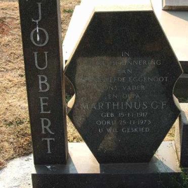 JOUBERT Marthinus G.F. 1917-1973