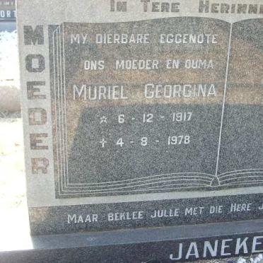 JANEKE Muriel Georgina 1917-1978