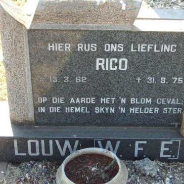 LOUW W.F.E. 1962-1975